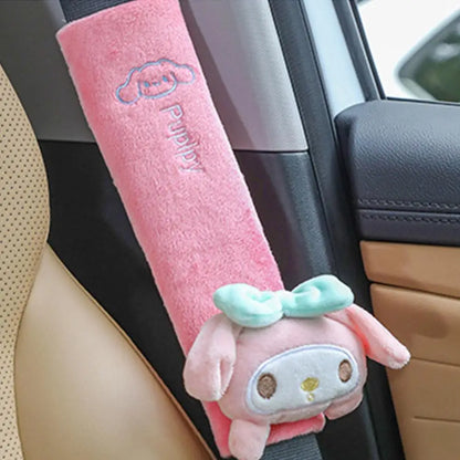 Car Supplies Seat Belt Cover Insurance Shoulder Cover Auto Seat Belt Shoulder Pad Decoration Couple Car Interior Accessories