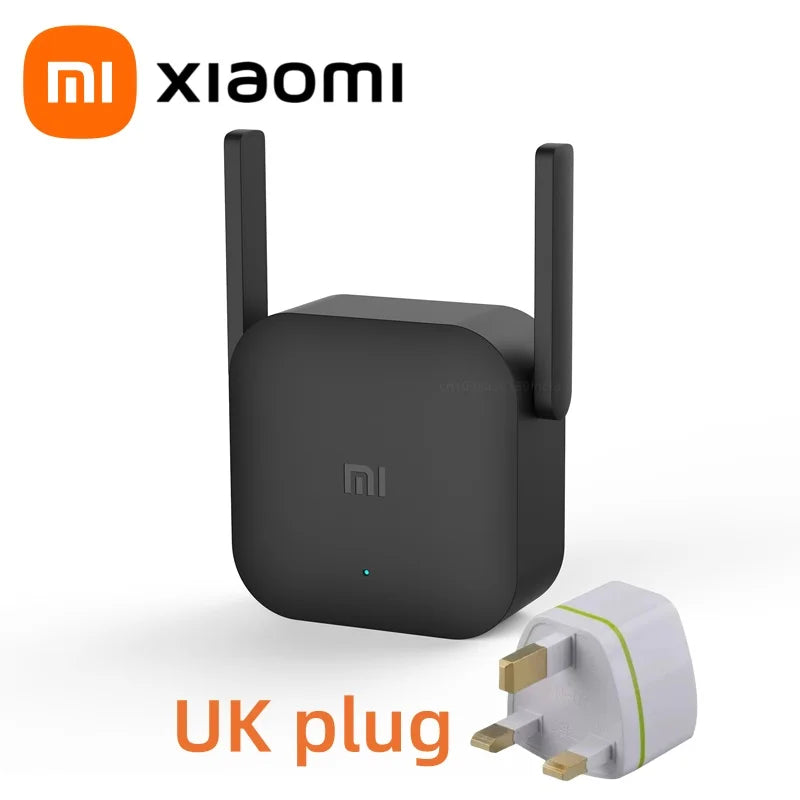 Xiaomi WiFi Pro 300Mbps Extender Booster 2.4G Wireless Repeater, Dual Antenna Network Signal Amplifier for Home Router Coverage