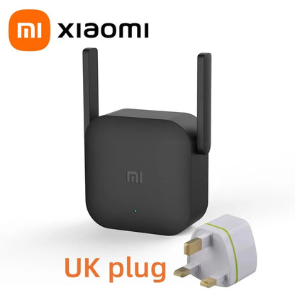 Xiaomi WiFi Pro 300Mbps Extender Booster 2.4G Wireless Repeater, Dual Antenna Network Signal Amplifier for Home Router Coverage