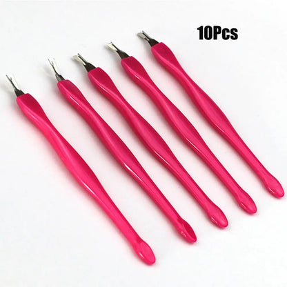 Nail Care Tool Cuticle Nipper Manicure Nail Art Nail Polish Removal Cuticle Remover Nail Cuticle Pusher Dead Skin Fork