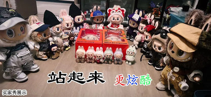 LABUBU Adjustable Metal White Black Doll Dummy Puppet Wrist Stand Holder Bracket Support Dollhouse Accessories Toy Store Display