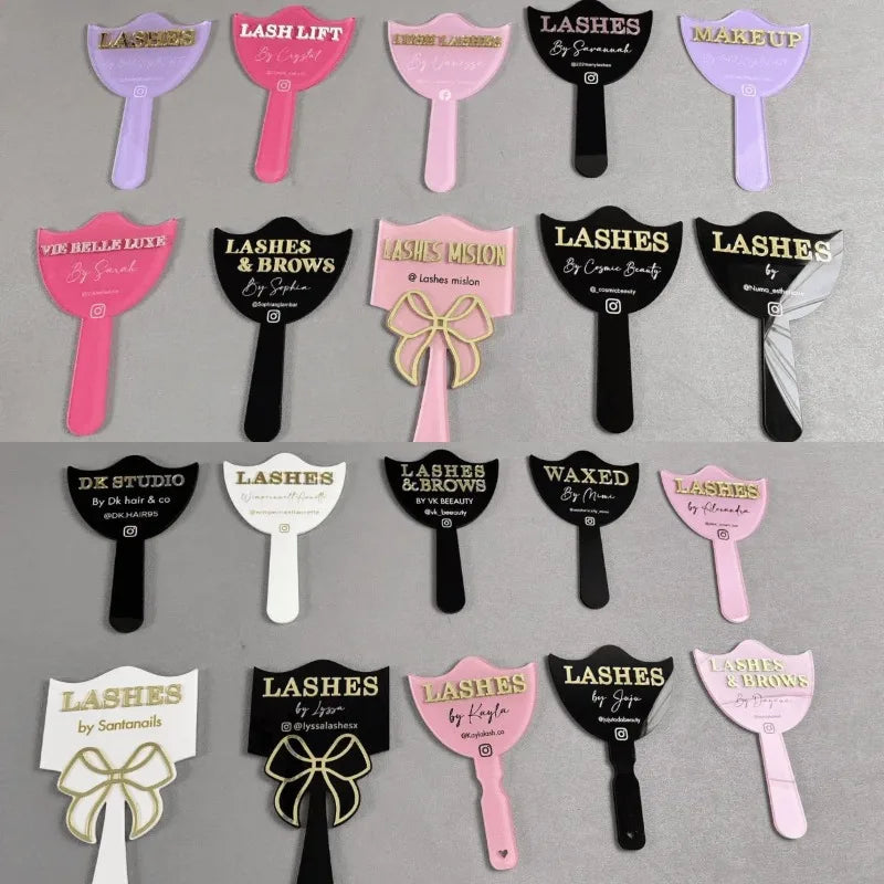 Lash Artist Social Media Face Prop  Personalised  Aesthetics Sign  Lash Sign  Salon Decor