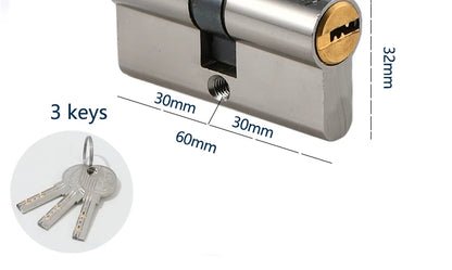 Indoor bedroom doors and windows 60 70 80 mm lock cylinder Smart door locks Electronic lock House door locks