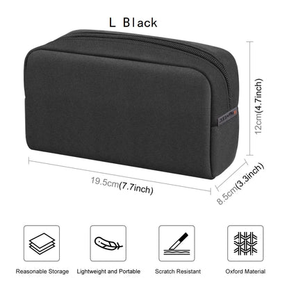 HAWEEL Organizer Storage Bag For Charger Power Bank Cables Mouse Earphones Electronics Accessories Portable Travel Pouch