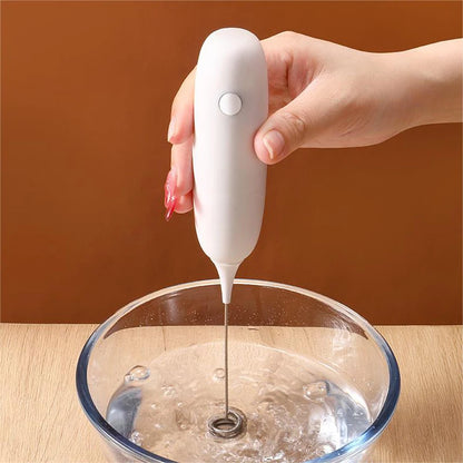 Milk Drink Coffee Whisk Mixer Electric Egg Beater Frother Foamer Mini Handle Stirrer Practical Blender Kitchen Cooking Tool