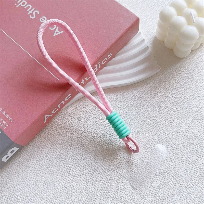 Mobile Phone Lanyard Strap Hanging Chain Ring Cord With Patch Wrist Strap For Cell Phone Case Rope Keychain