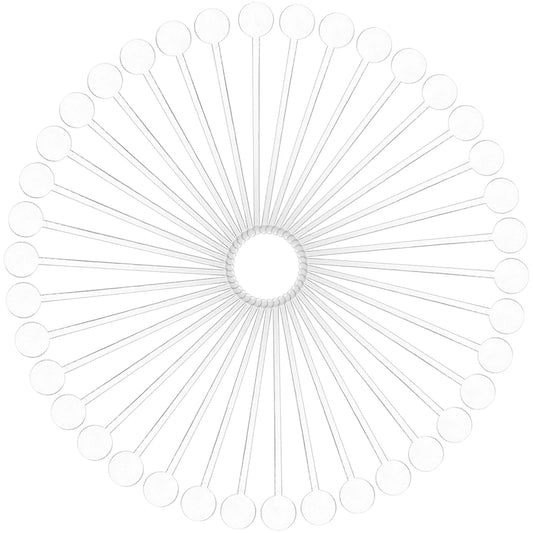 80 Pcs Coffee Stirrers Beverages Stirring Rod Plastic Sticks Mixing Drinks Swizzle Juice Cocktail