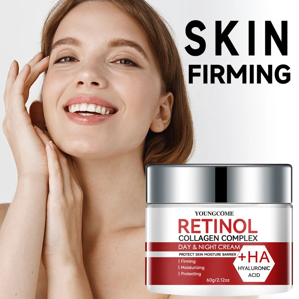 Retinol Collagen Cream Face Facial Anti Wrinkle Serum Remove Dark Spots Collagen Serum Anti Aging Essence Whitening Face Serum