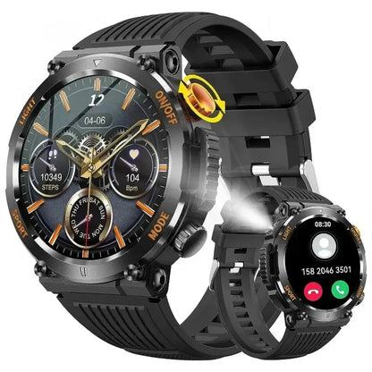Smart Watch Men Bluetooth Call Health Monitor Sports Smart Watch IP67 Waterproof Outdoor Sports Watch 100+ Sports Modes