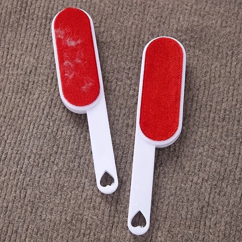 Self-cleaning Lint Sticking Roller 2 Sides Dedusting Brush Pet Hair Remover Brush Removing Dog Cat Hair from Sofa Carpet Clothes