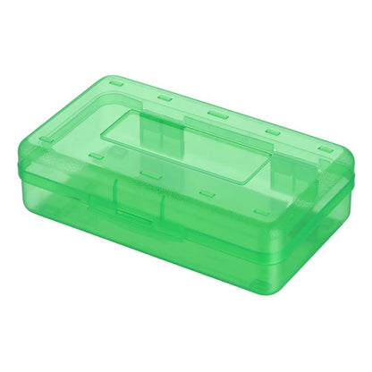 Plastic Transparent Pencil Case Large Capacity Multifunctional Student Stationery Storage Box Student Pencil Case