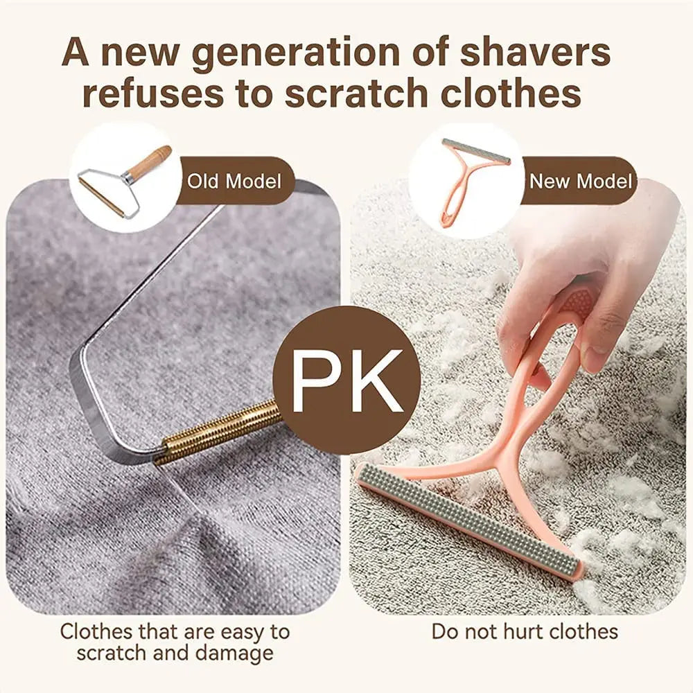 Portable Lint Remover Double Sided Pet Hair Remover Clean Tool Shaver Sweater Cleaner Fabric Shaver Scraper For Clothes Carpet
