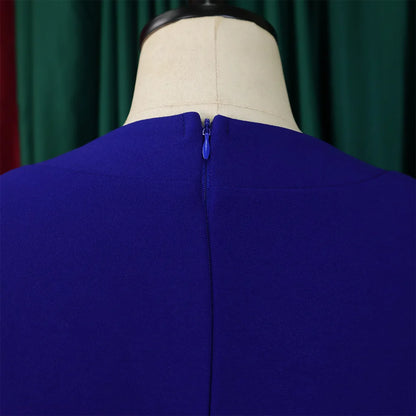 Office Dresses for Women V Neck Full Sleeve Belt Waisted Pleated Mid Calf Elegant Female Business Work Wear Dress Midi Cloth New