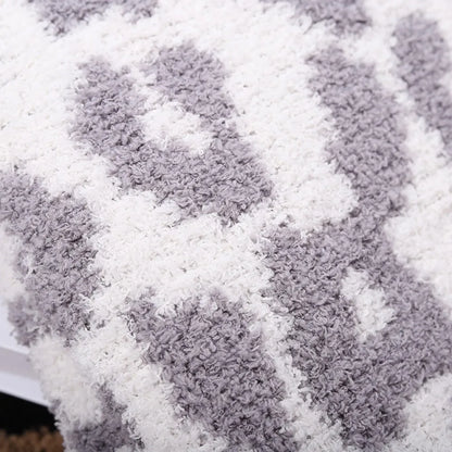 Super Soft Leopard Print Blanket, Warn Knitted Fleece Blanket, Sofa Nap Lightweight Blanket