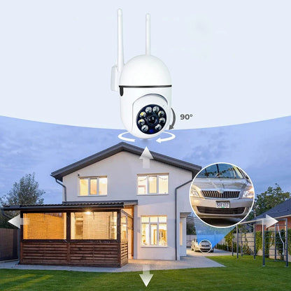 WiFi Camera Home PTZ IP Camera Color Night Audio Wireless Surveillance Camera Auto Tracking Security CCTV Camera