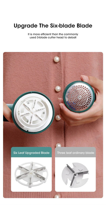 Electric Lint Remover Rechargeable for Clothing Fuzz Remover Sweater Shaver Coat Hair Ball Trimmer Plush Clothing Razor Remover