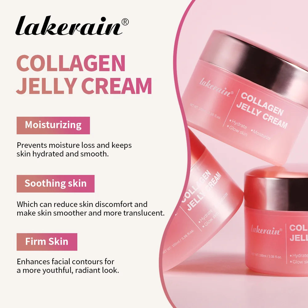 Collagen Jelly Cream Deeply Hydrates Firm Glowing Reduce Sagging & Wrinkle Glowing Boosts Skin Korean Face Care Products