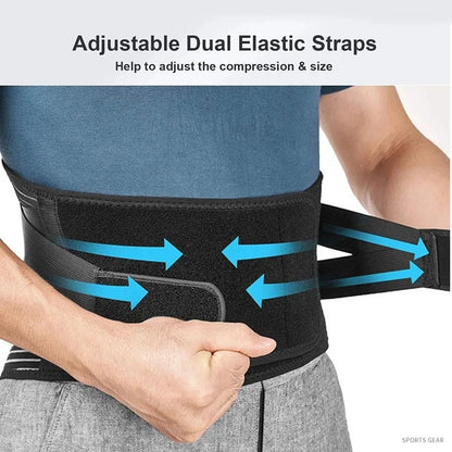 Lower Back Brace Lumbar Support Belt Adjustable Double Pull Breathable Spine Decompression Medical Orthopedic Brace Pain Relief