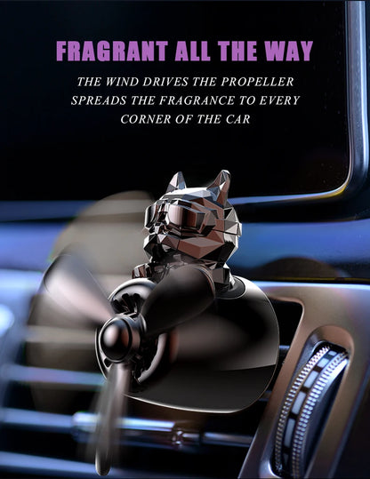 DIY perfume odorless ornaments airplane pilot bulldog car air fresheners decorations accessories aroma vent fragrance diffuser