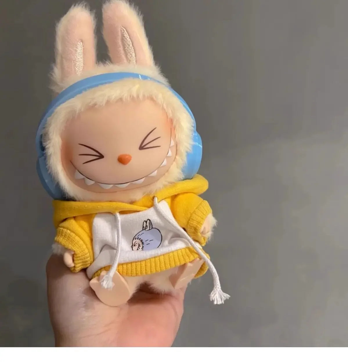 Labubu Headphone Cute Earphone for Labubu I II Mini Plush Doll Headset Decoration Fashion DIY Doll Accessories Gift