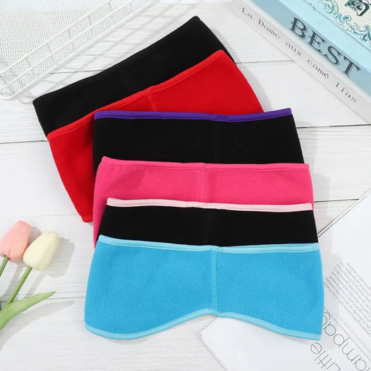 1Pcs Fleece Ear Warmer Muff Winter Headband Ear Muffs Headband for Men Women Running Skiing Outdoor Sports Supplies