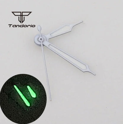 Sterile 29mm Pilot Watch Dial Part Black for NH35 NH36 ETA2824 PT5000 ST2130 Watch Case Part Hand Set