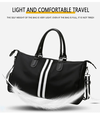 Personalized Travel Bag Men's And Women's Handbags Sports Training Yoga Bag Waterproof Weekend Bag Customized Logo Name Pattern