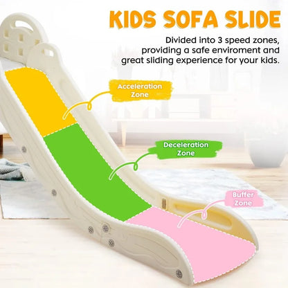 Kids Sofa Slide Climbing Slide for Bed Sofa Stair for Kids Toddlers Boy Girl Adjustable Toy Slide Climber Playset Toy Playground