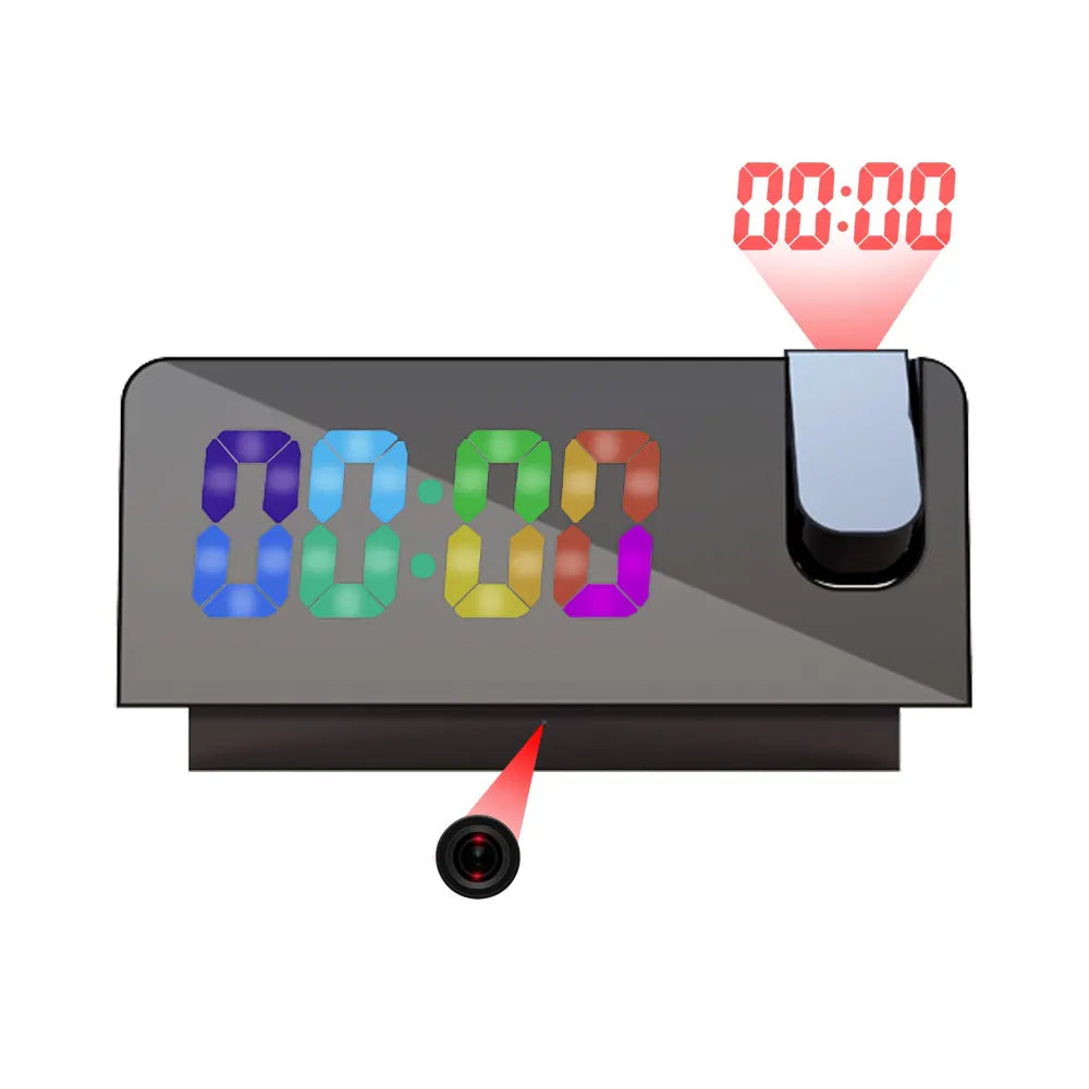 2025HD4K clock camera, wireless WiFi camera, smart home monitoring, pet camera, DIY camera, mini camera, nanny style monitoring