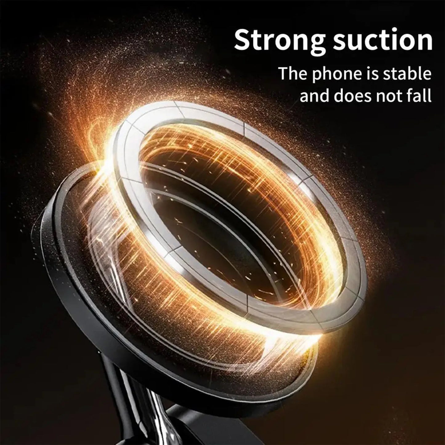 Magnetic Phone Mount Car Phone Holder Mount For Backseat Foldable Smartphones Stand For Calling Navigation GPS Video Recording