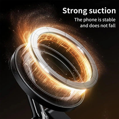 Magnetic Phone Mount Car Phone Holder Mount For Backseat Foldable Smartphones Stand For Calling Navigation GPS Video Recording