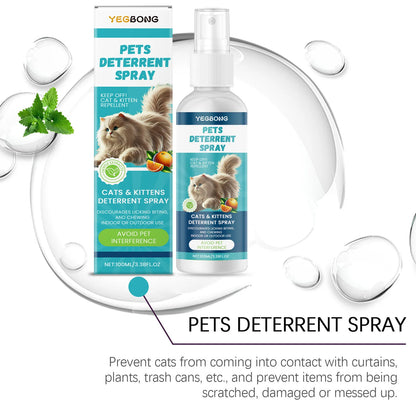Advanced Pet Scratch Repellent Spray Safe for Cats Dogs Protects Furniture Carpets Drapes Bitter Formula Stops Scratching