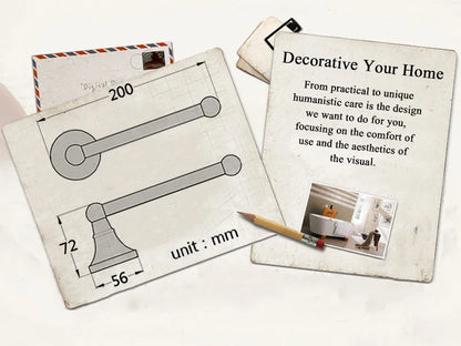 Bathroom Accessories Antique Brass Wall Mounted Toilet Paper Holder Towel Ring Robe Coat Hook Bathroom Hardware