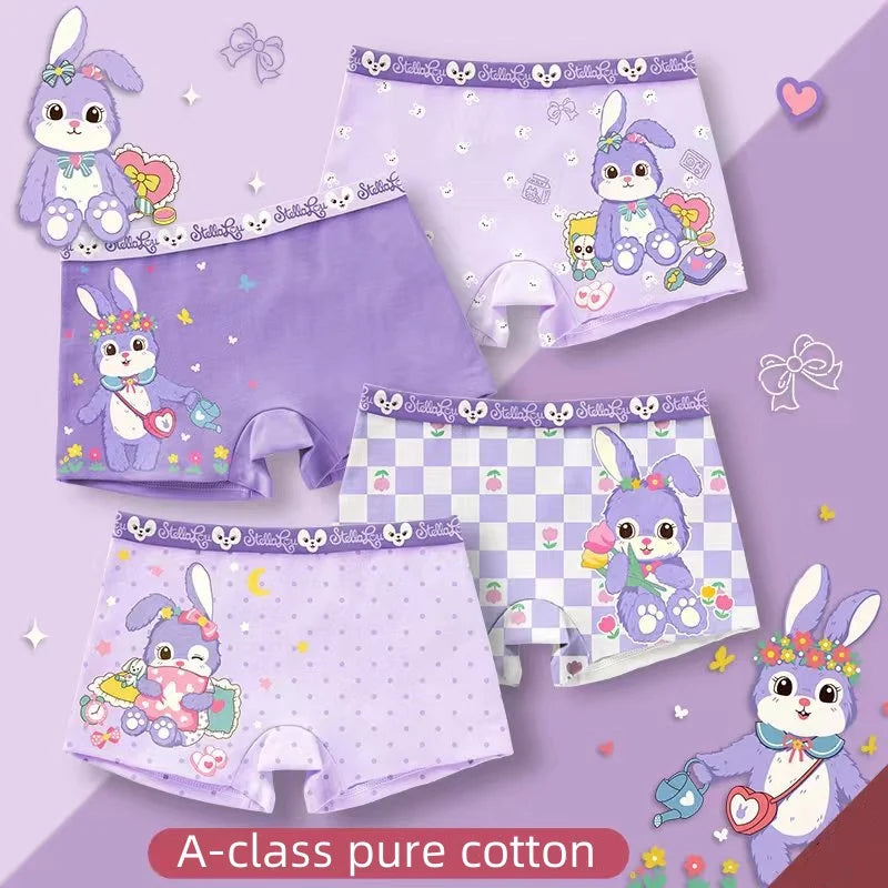 Children's Pure Underwear Boys And Girls Princess Cartoon Underwear Cartoon Sweet Cute Babys Briefs