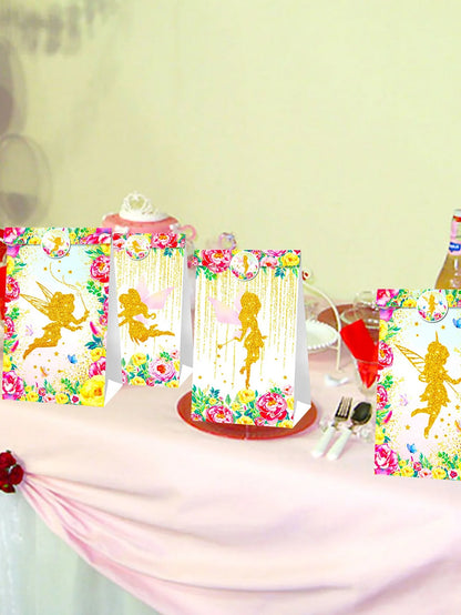 12 PCs Fairy Party Favor Bags Fairy Party Supplies Fairy Birthday Party Decoration Fairy Birthday Party Favors Fairy Party Gift