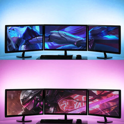 LED Strip Light 2835 5050 USB Bluetooth Flexible Lamp Tape 3key Sound Sensor RGB Ribbon 1M 2M 3M 4M DC5V Decoration TV BackLight