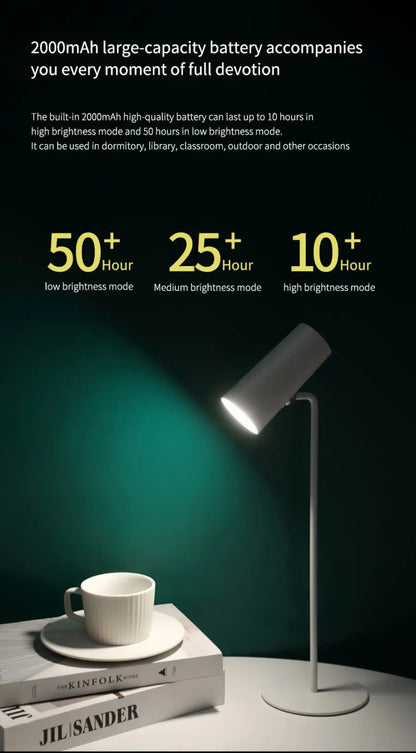 LED Table Lamp for Study Eye Protection USB Touch Dimming Reading Light Flashlight Bedroom Bedside Decor Photo Sunset Desk Lamps