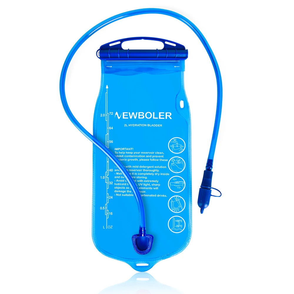 NEWBOLER Water Bladder Water Reservoir Hydration Pack Storage Bag BPA Free - 2L 3L Running Hydration Vest Backpack