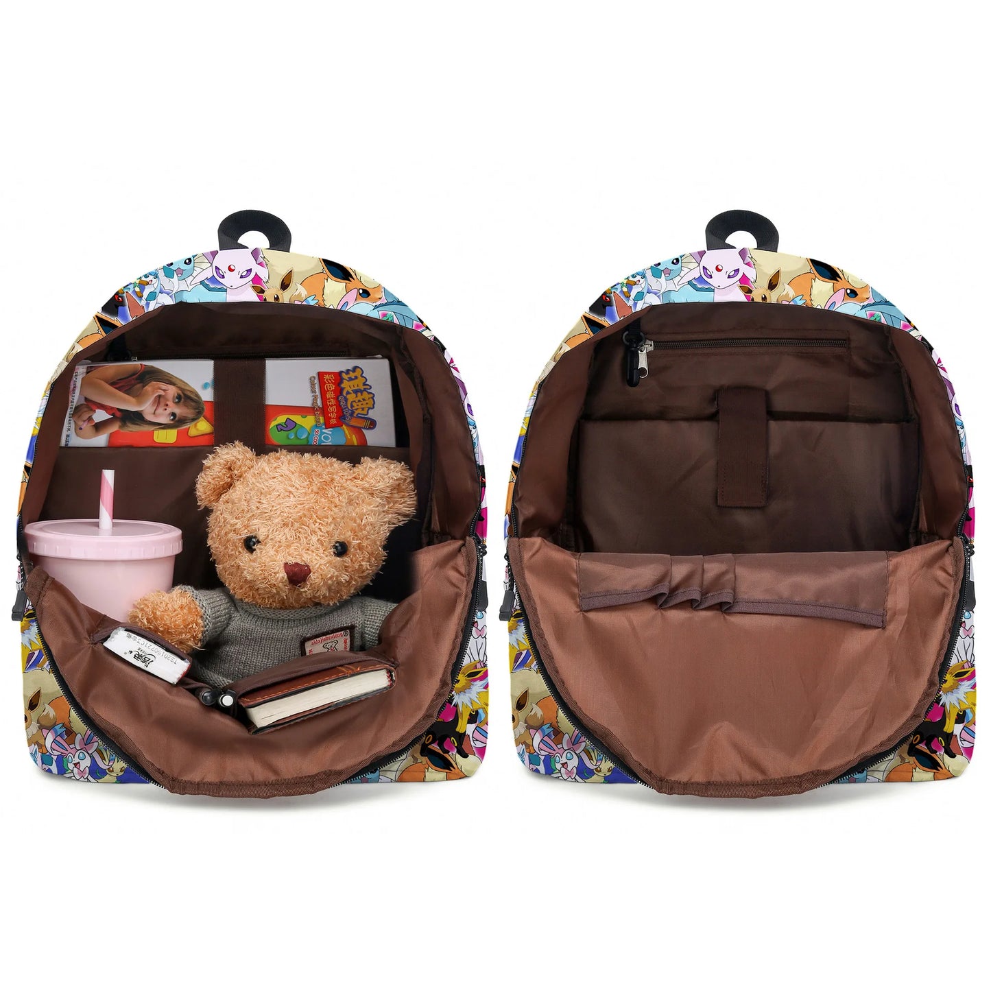 Pokemon Pikachu School Bags Backpacks Anime Kids Bags Kawaii Big Capacity Travel Bag Teenagers Schoolbag Girls Boys Rucksacks