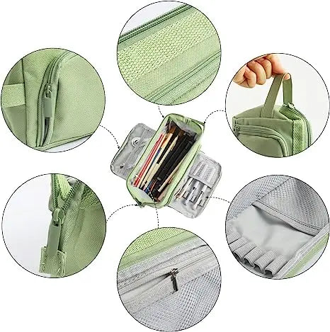 Super Large Capacity Pencil Case School Acsesories Pen Bag Student Box Back to School Office Supplies Statioenry Accessories