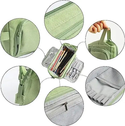 Super Large Capacity Pencil Case School Acsesories Pen Bag Student Box Back to School Office Supplies Statioenry Accessories