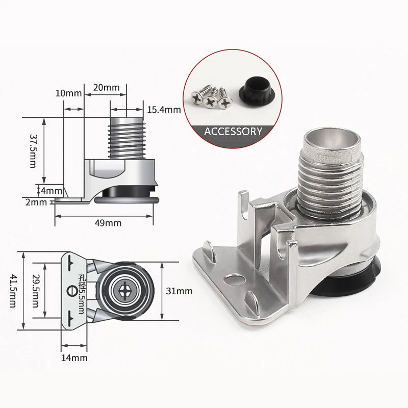 Adjustable Table Leg Leveler Workbench Leveling Feet Furniture Table Cabinet Sofa Foot Load-Bearing Wear Prevention ноги стола
