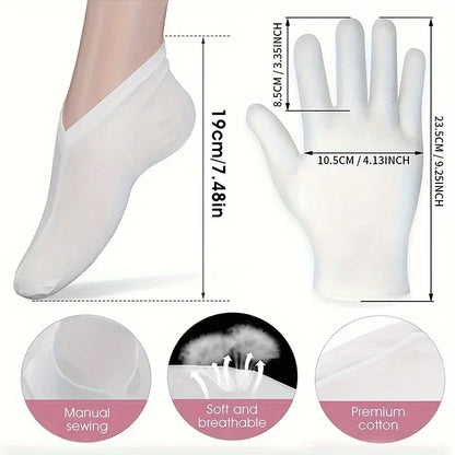 Anti-skid GEL Touch Screen Gloves Moisturizing Gloves Socks Hand Exfoliating Cracked Dead Skin Remover Treatment Foot Care Tools