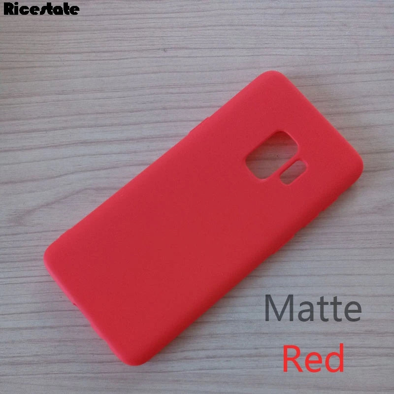 For Samsung Galaxy S9 / S9 Plus Fundas Matte TPU Fundas For Samsung S9 S9 Plus Silicone Cover For Samsung S9Plus soft case