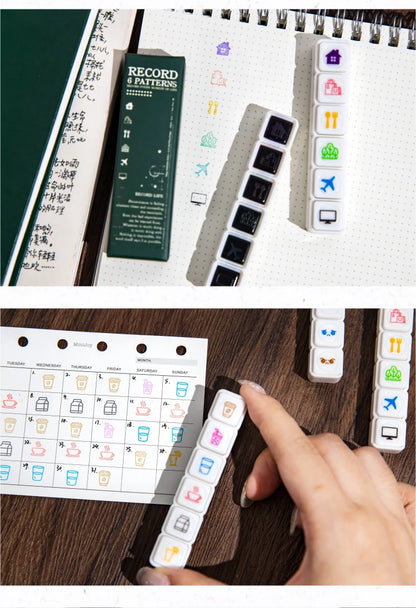 6 pcs，Teacher seals，Commendation Seal，Award Seal，Teacher Evaluation Award Seal，Cartoon color seal，Stationery Scrapbook supplies