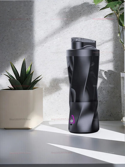 Portable Juicer Blender USB Rechargeable 700ML Large Capacity Outdoor Fruit Smoothie Maker Dual-Use Mixer for Fitness and Travel