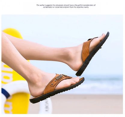 Flip Flops Male Slippers Men Summer Beach Shoes  For Men Flip Flops Men's Sandals