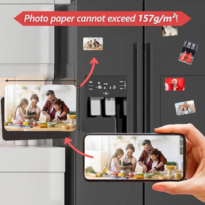 50-80mm DIY Fridge Magnet Maker Machine Rectangular 100Pc Magnet Materials Supply Paper Cutter Photo Refrigerator Sticker Making