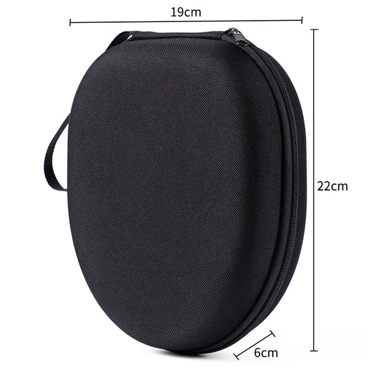 Travel Carrying Bag for Headphones Portable Shockproof Storage Handbag Headset Earphone Protective Case Pouch Accessories
