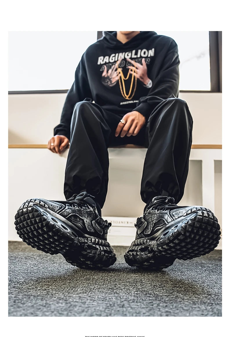 Casual Sneaker Men's Sneakers Loafers Wear-resistant Non-Slip Fashion Sports and Leisure Shoes for Men Outdoor Thick Bottom